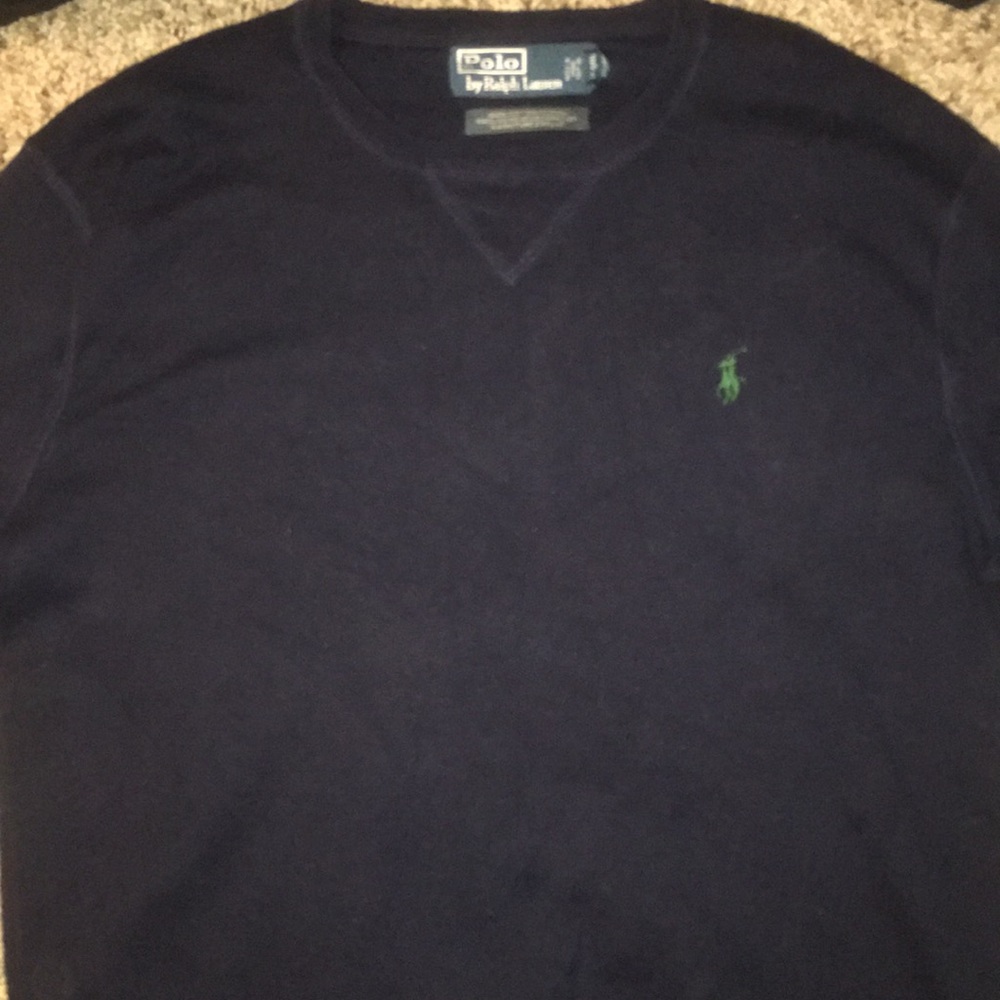 Polo navy long sleeve shirt